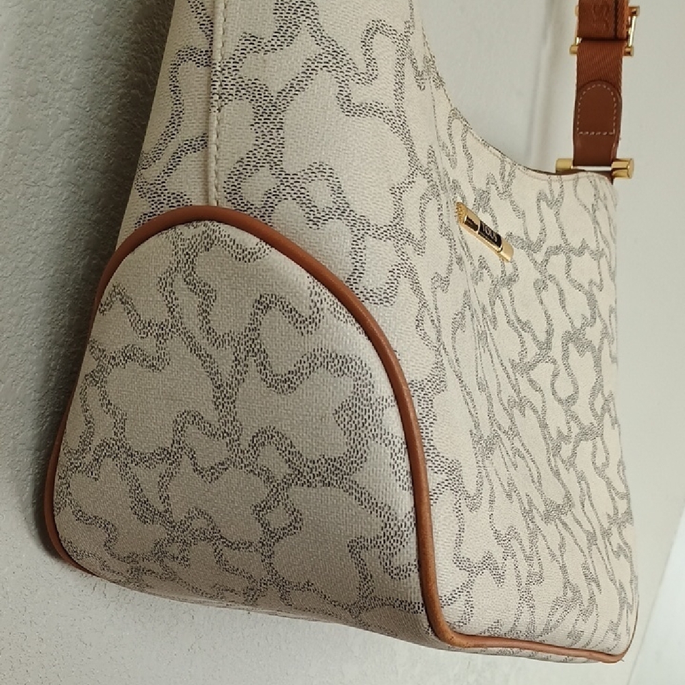 Tous Beige and Brown Shoulder Bag - Picture 9 of 16